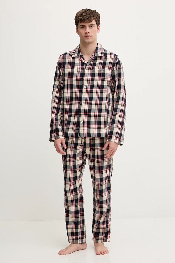 Pamučna pidžama Gant pamuk crvena 902539600