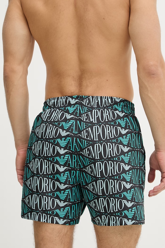 Oblečenie Emporio Armani Underwear plavecké šortky pánske EM000583.AF20442 zelená