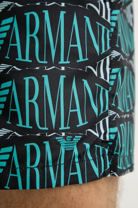 Emporio Armani Underwear plavecké šortky pánske zelená EM000583.AF20442