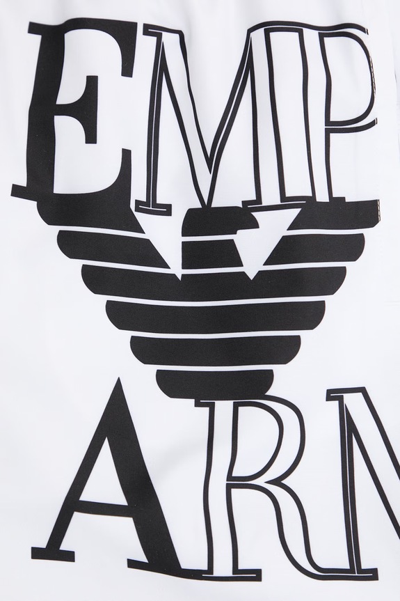 Emporio Armani Underwear szorty kąpielowe biały EM000583.AF20434