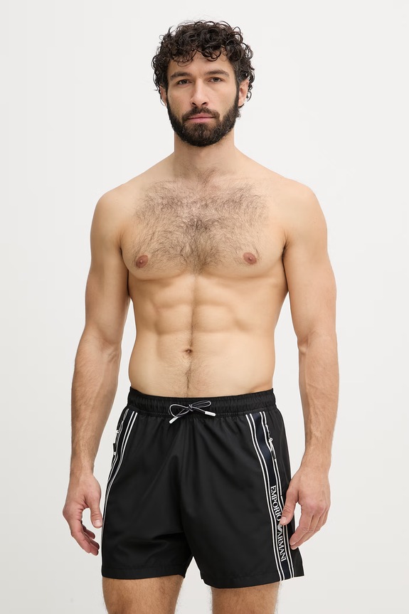 Emporio Armani Underwear Plavecké šortky pánske čierna EM000583.AF20426