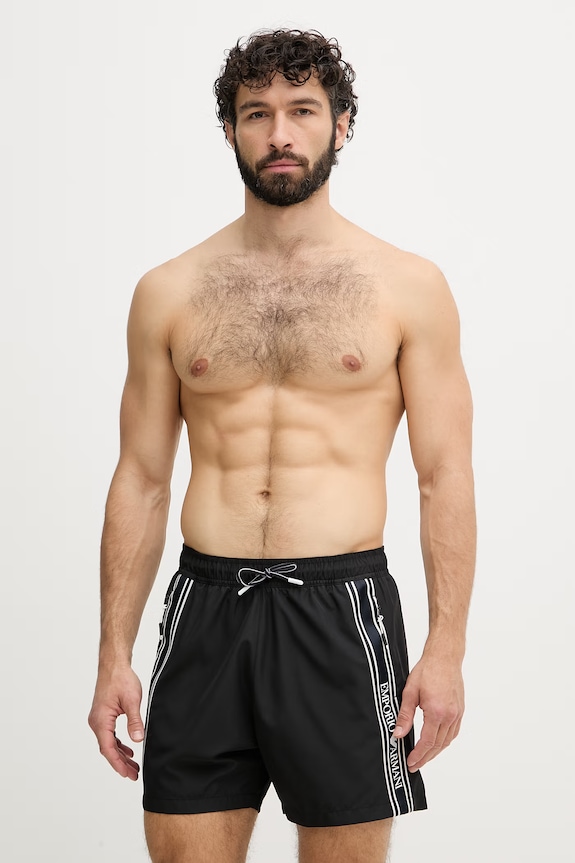 Emporio Armani Underwear Plavecké šortky pánske čierna EM000583.AF20426