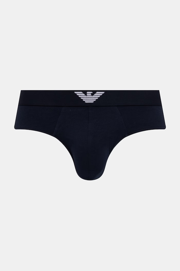 Emporio Armani Underwear slipy męskie bawełniane z elastanem 2-pack EM000251.AF18881 granatowy SS26