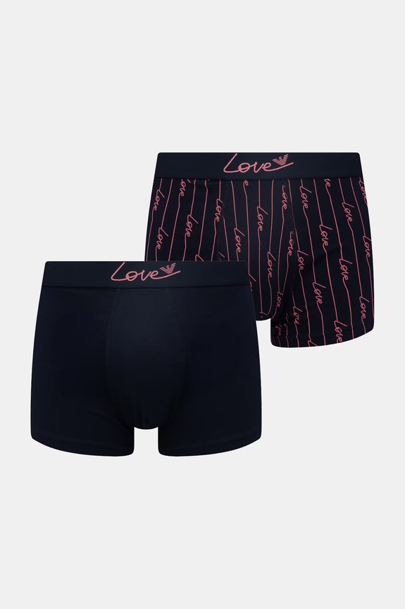 Боксери Emporio Armani Underwear 2-pack візерунок темно-синій EM001014.AF19049