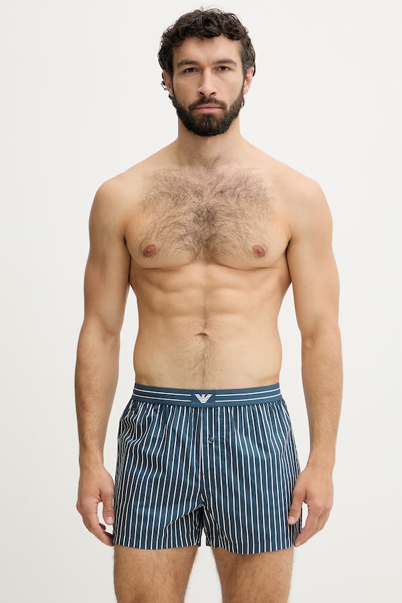 Emporio Armani Underwear bokserki męskie bawełniane zielony EM000403.AF18884