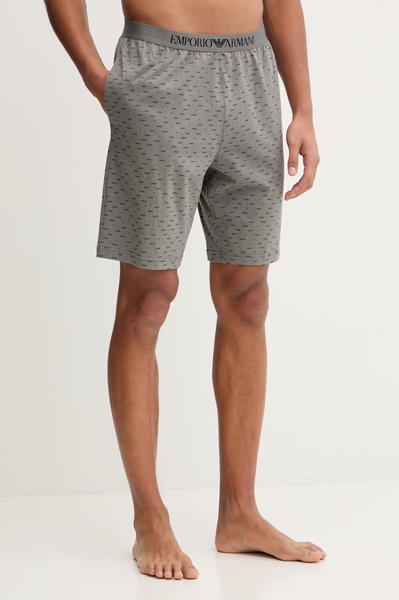 Ρούχα Βαμβακερές πιτζάμες Emporio Armani Underwear EM000399.AF18885 μαύρο