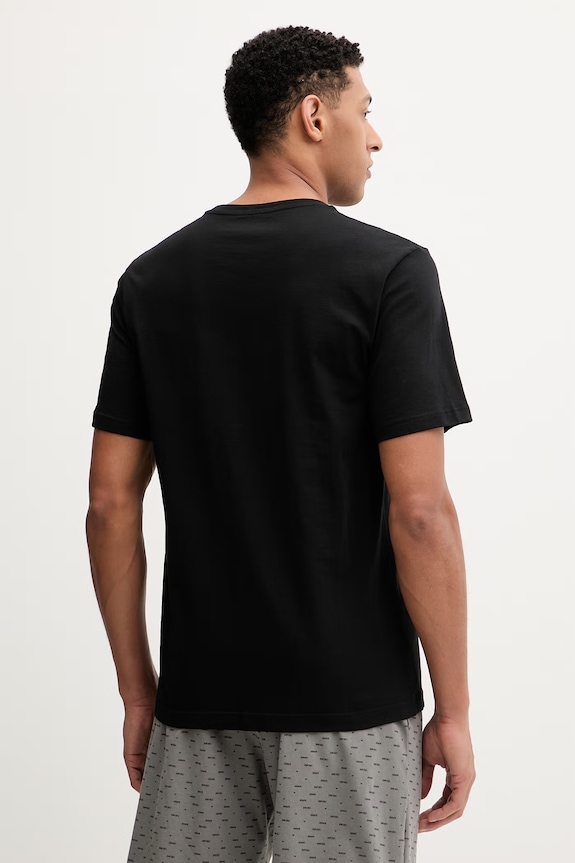 Βαμβακερές πιτζάμες Emporio Armani Underwear EM000399.AF18885 μαύρο