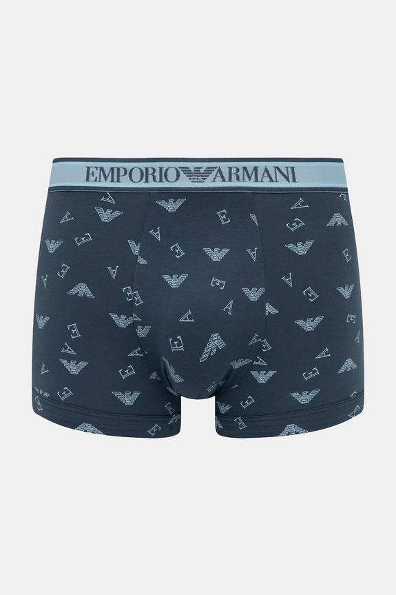 Oblečenie Emporio Armani Underwear priliehavé boxerky pánske 3-pak EM000370.AF20669 tmavomodrá