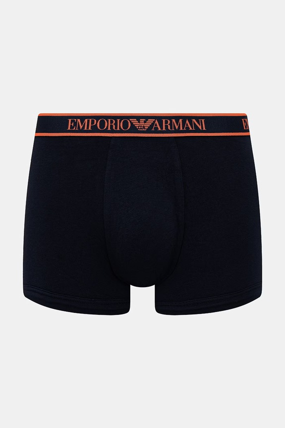 Emporio Armani Underwear priliehavé boxerky pánske 3-pak tmavomodrá EM000259.AF20669