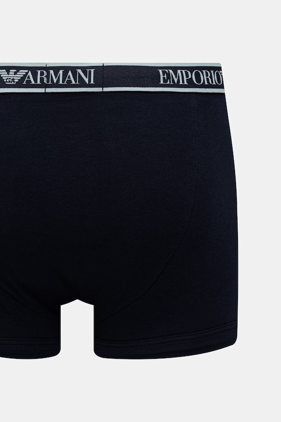 Emporio Armani Underwear priliehavé boxerky pánske 3-pak EM000259.AF20669 tmavomodrá