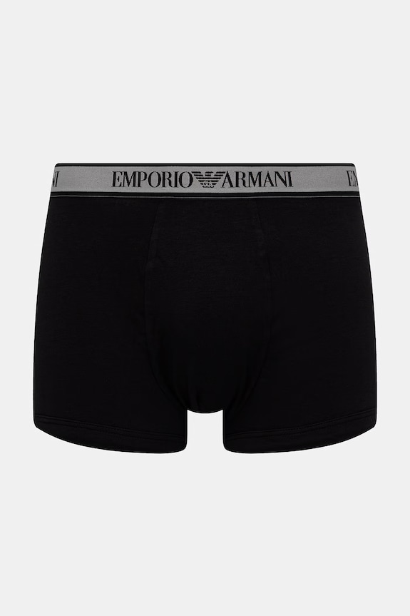 Emporio Armani Underwear priliehavé boxerky pánske 3-pak EM000259.AF20669 čierna SS26