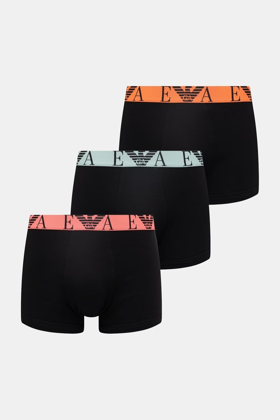 Боксеры Emporio Armani Underwear 3 шт трикотаж чёрный EM000259.AF20668