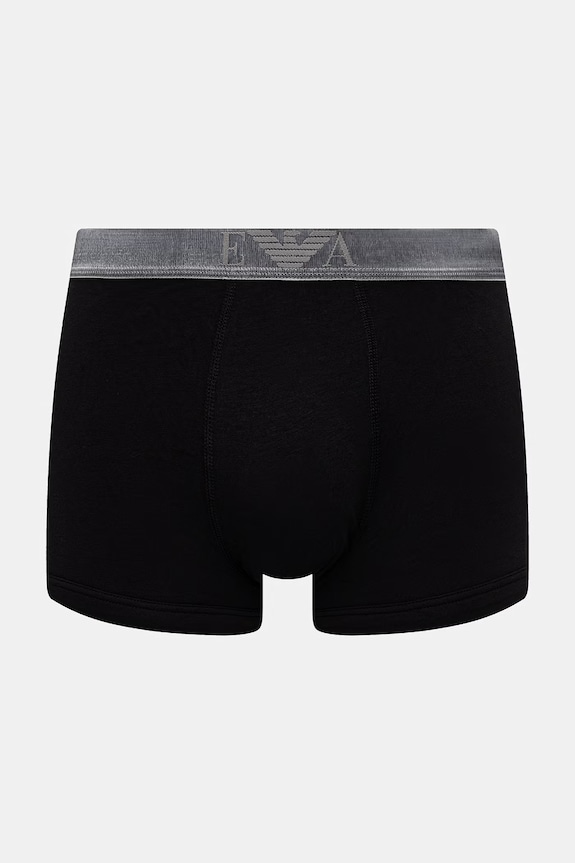 Îmbrăcăminte Emporio Armani Underwear boxeri pentru bărbați, cu bumbac pachet de 3 EM000259.AF18886 negru