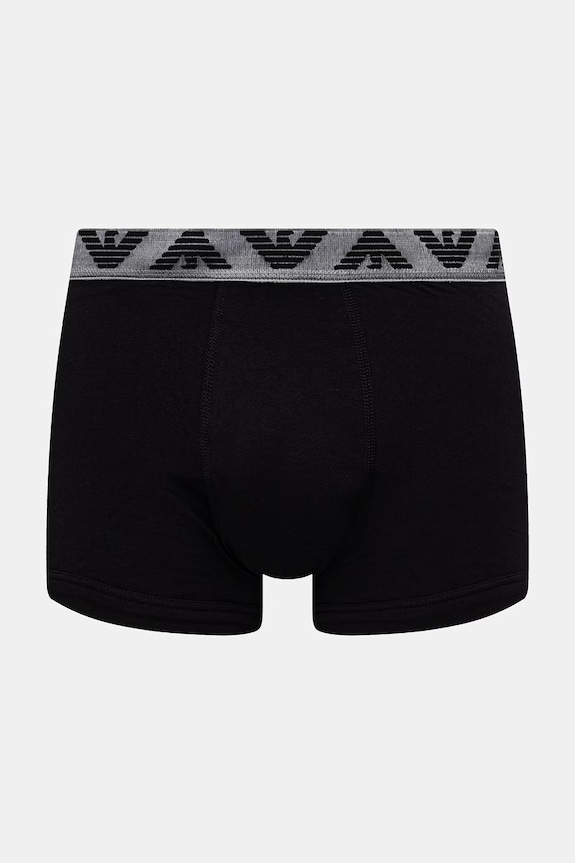 Emporio Armani Underwear boxeri pentru bărbați, cu bumbac pachet de 3 negru EM000259.AF18886