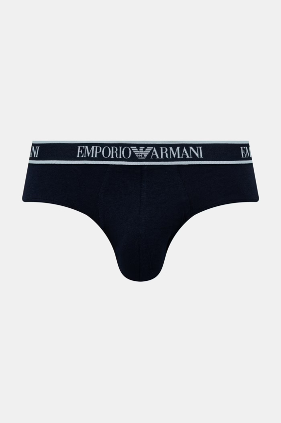 Emporio Armani Underwear slip pentru bărbați, cu bumbac pachet de 3 EM000258.AF20669 bleumarin SS26