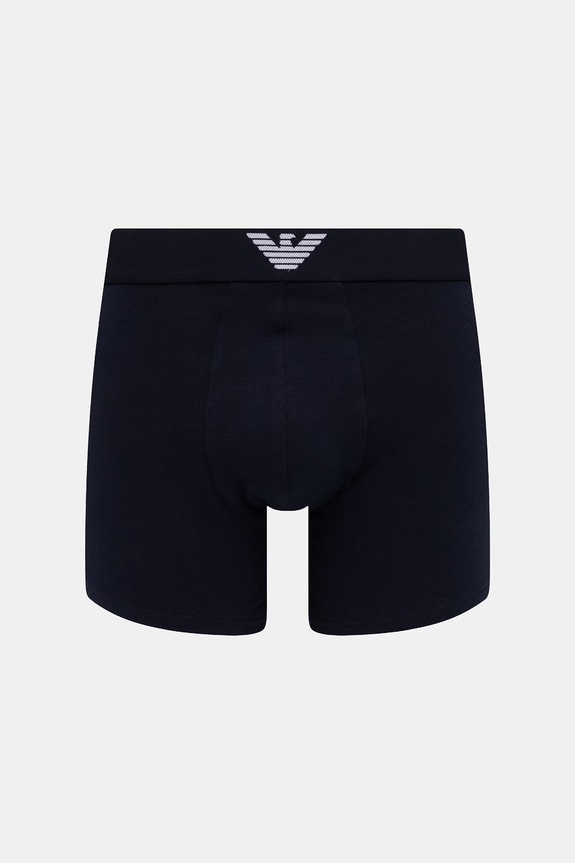 Emporio Armani Underwear bokserki męskie bawełniane z elastanem 2-pack EM000252.AF18881 granatowy SS26