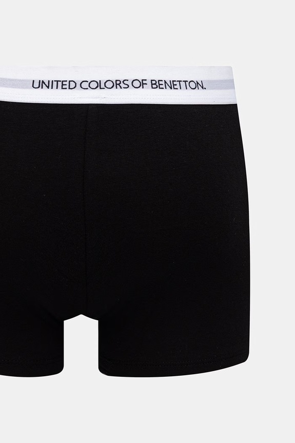 Odzież United Colors of Benetton bokserki męskie 3-pack 3OP82X01R czarny