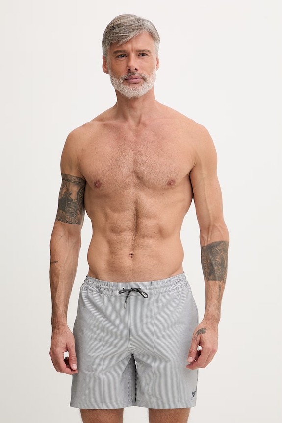 AllSaints szorty kąpielowe męskie CIPER biały M005WE
