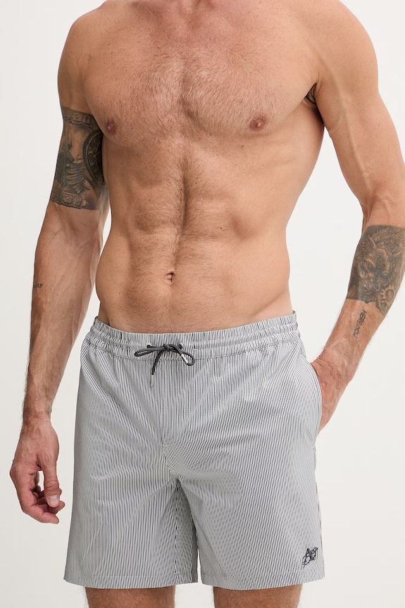 AllSaints szorty kąpielowe męskie CIPER M005WE biały SS26