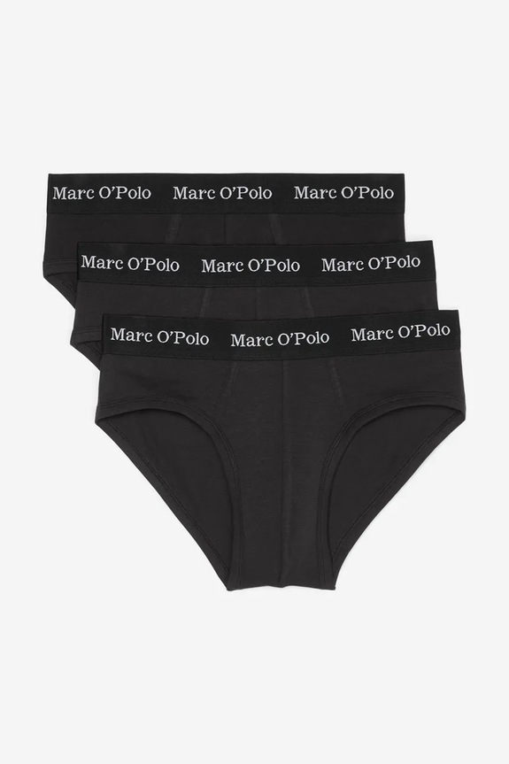 Marc O'Polo slip 3-pack slipuri negru 10218299