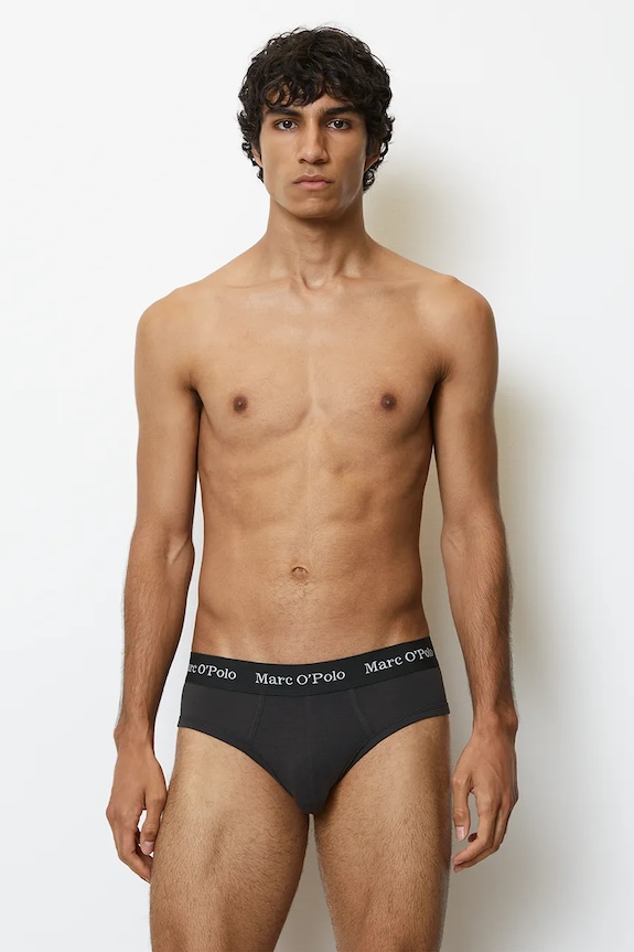 Marc O'Polo slip 3-pack 10218299 negru SS26