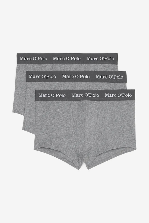Marc O'Polo bokserki 3-pack dzianina szary 10218300
