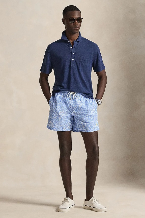 Odzież Polo Ralph Lauren szorty kąpielowe męskie 710B14029 niebieski