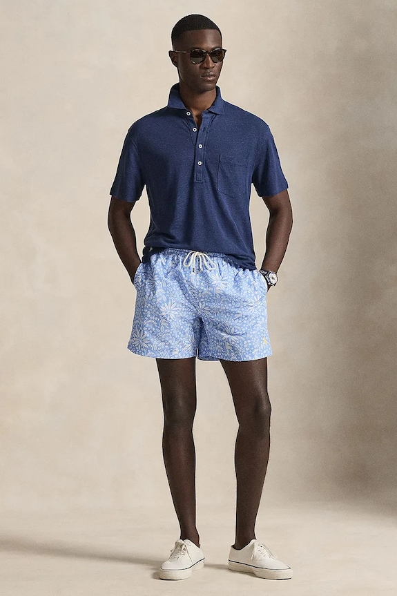 Odzież Polo Ralph Lauren szorty kąpielowe męskie 710B14029 niebieski