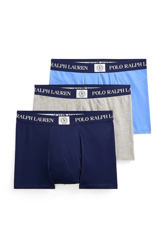 Polo Ralph Lauren bokserki 3-pack dzianina granatowy 714981412