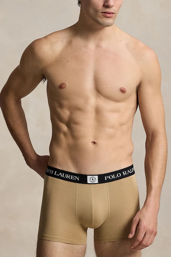 Boxerky Polo Ralph Lauren 3-pak 714981412 čierna