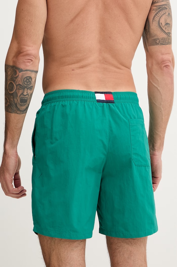 Îmbrăcăminte Tommy Hilfiger pantaloni scurți de baie pentru bărbați UM0UM03309 turcoaz