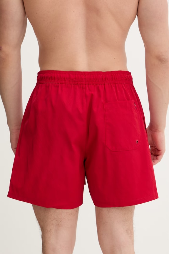 Odzież Tommy Hilfiger szorty kąpielowe męskie UM0UM03732 czerwony