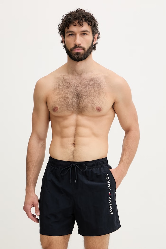 Tommy Hilfiger plavecké šortky pánske tmavomodrá UM0UM03748