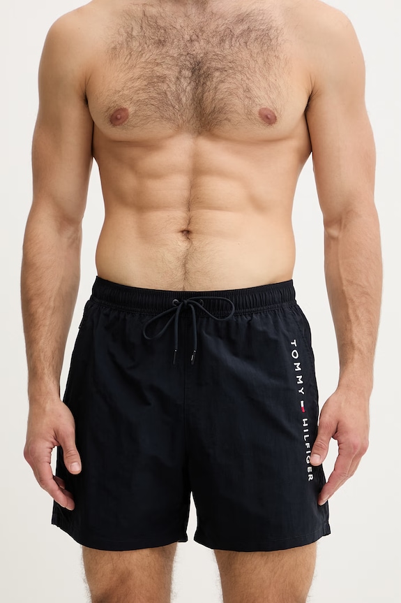 Tommy Hilfiger plavecké šortky pánske UM0UM03748 tmavomodrá SS26