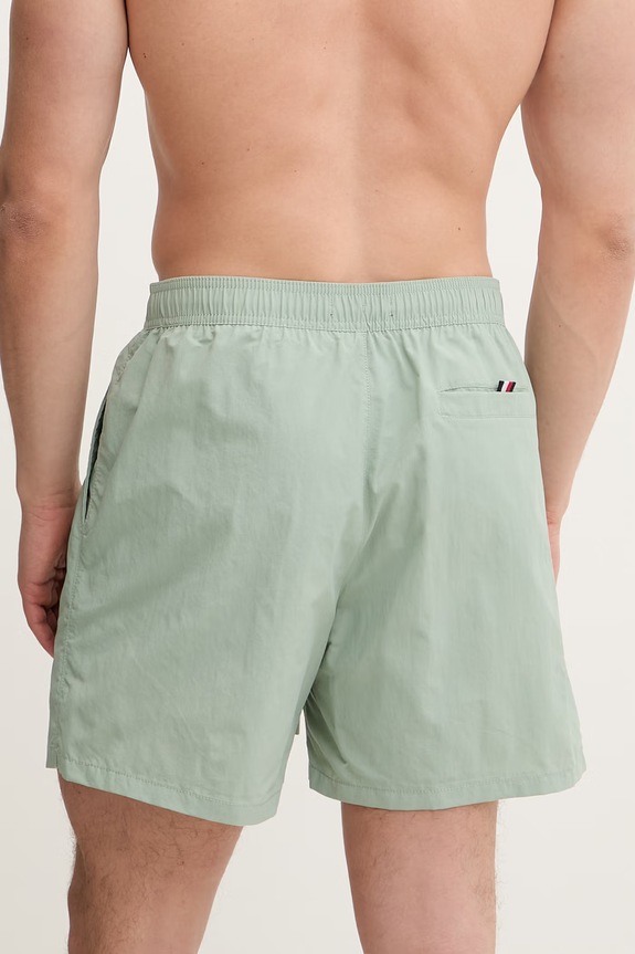 Oblačila Tommy Hilfiger kopalne kratke hlače moške UM0UM03748 zelena