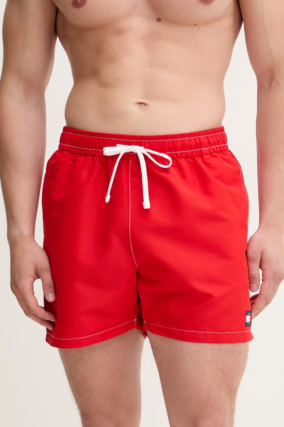 Tommy Hilfiger kratke kupaće hlače za muškarce UM0UM03852 crvena SS26