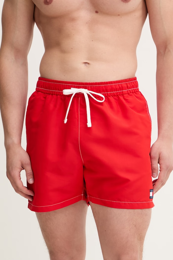 Tommy Hilfiger kratke kupaće hlače za muškarce UM0UM03852 crvena SS26