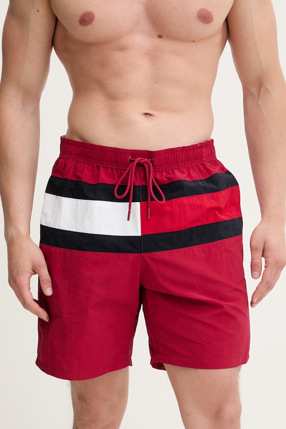Tommy Hilfiger kopalne kratke hlače moške UM0UM03935 bordo SS26
