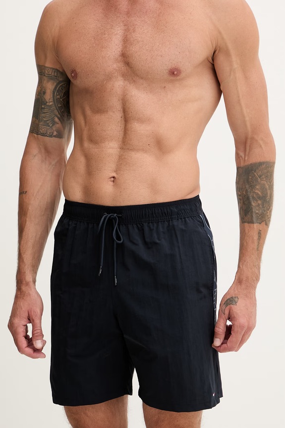 Tommy Hilfiger plavecké šortky pánske UM0UM03938 tmavomodrá SS26
