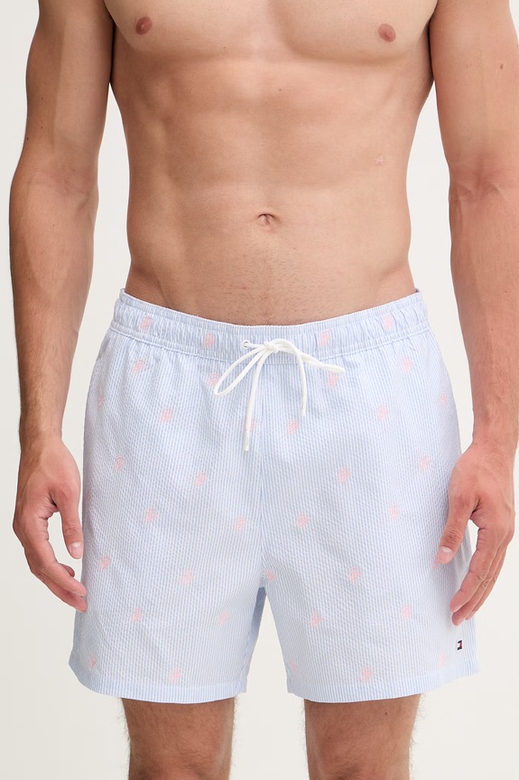 Tommy Hilfiger σορτς μαγιό Ανδρικά SUMMER UM0UM03746 μπλε SS26