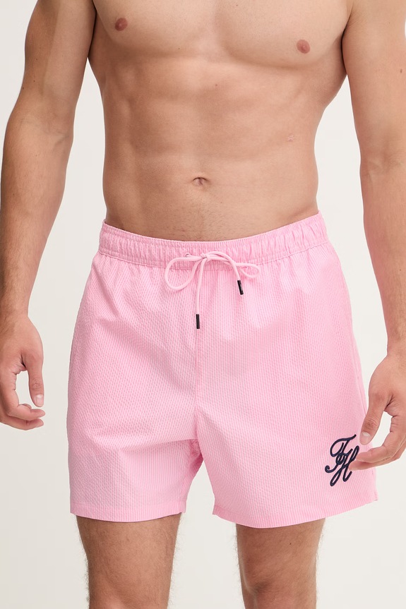 Tommy Hilfiger kopalne kratke hlače moške SUMMER UM0UM03750 roza SS26