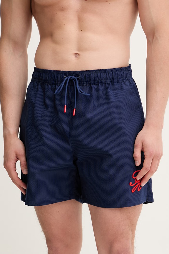 Tommy Hilfiger σορτς μαγιό ανδρικά SUMMER UM0UM03750 σκούρο μπλε SS26