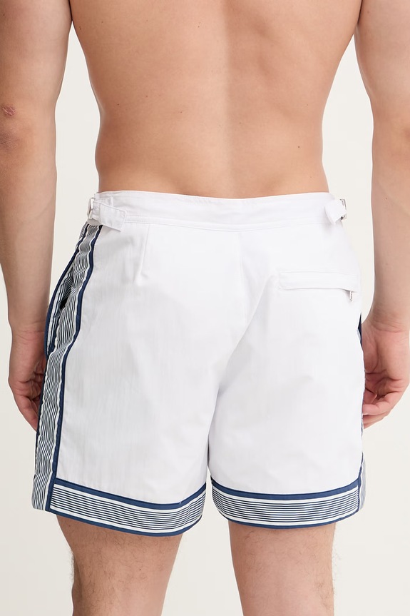 Oblačila Tommy Hilfiger kopalne kratke hlače moške SUMMER UM0UM03821 bela