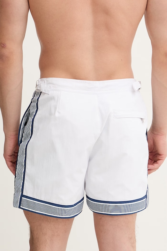 Oblačila Tommy Hilfiger kopalne kratke hlače moške SUMMER UM0UM03821 bela