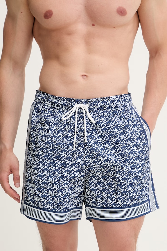 Tommy Hilfiger Kopalne kratke hlače moške SUMMER UM0UM03822 mornarsko modra SS26