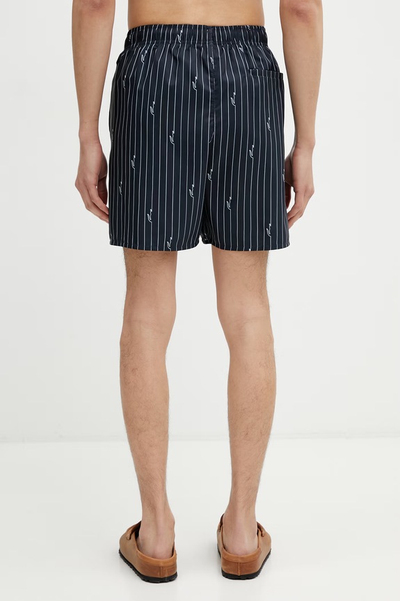 Îmbrăcăminte Lacoste Pantaloni scurți de baie pentru bărbați MH1849 albastru