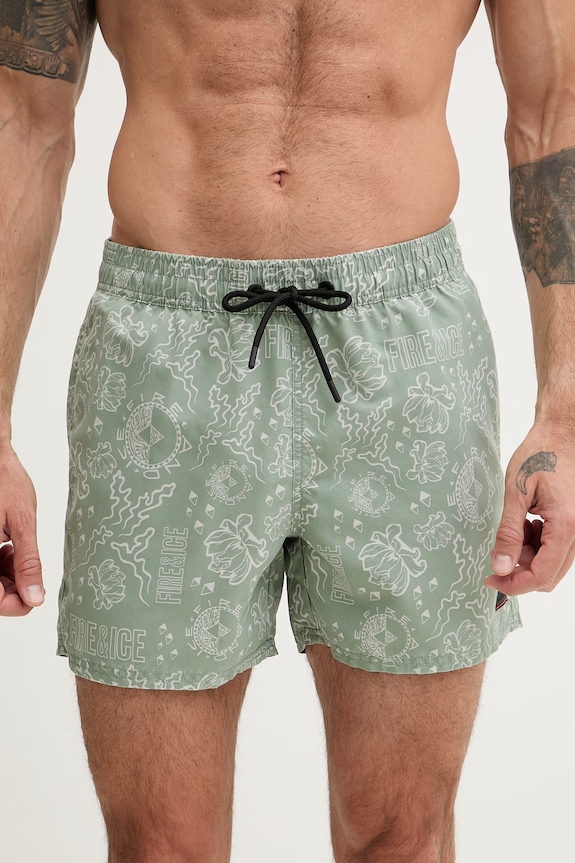 BOGNER Fire+Ice plavecké šortky pánske NELSON2 14011308 zelená SS26