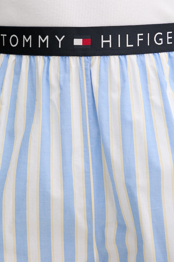 Tommy Hilfiger pantaloncini da pigiama da uomo in cotone blu UM0UM03848