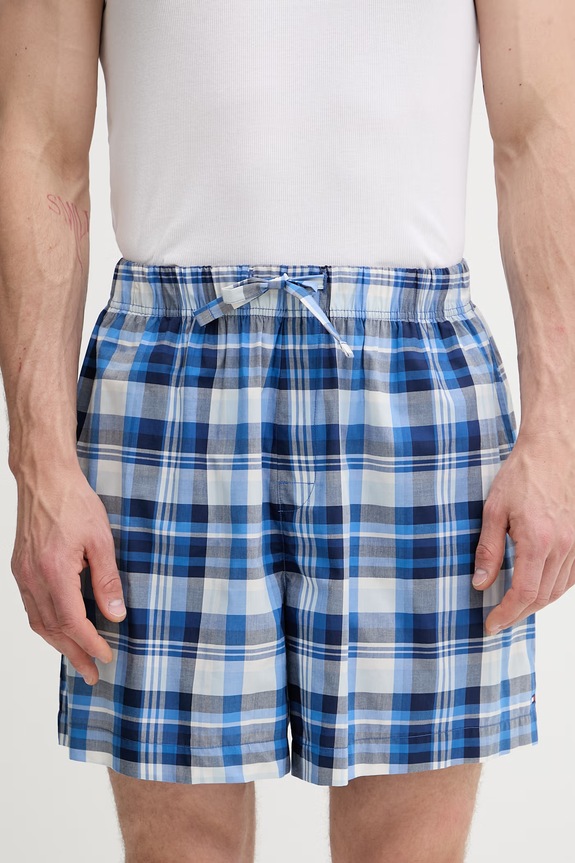 Oblečení Tommy Hilfiger dvoudílné pyžamo pánské s bavlnou UM0UM03800 bílá