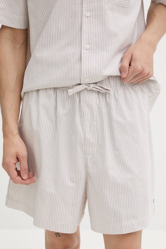 Îmbrăcăminte Tommy Hilfiger pijama pentru bărbați, din bumbac UM0UM03818 bej